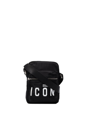 Dsquared2 Icon-print messenger bag - Black