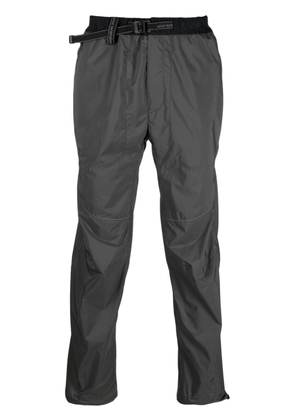 and Wander belted-waist trousers - Grey