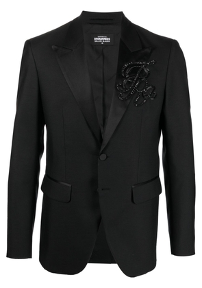 Dsquared2 logo-embellished tuxedo blazer - Black