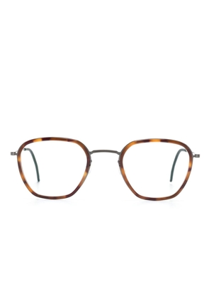 Lindberg 5806 square-frame glasses - Black