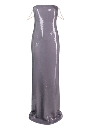 Nº21 sequin-embellished maxi dress - Grey