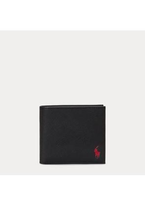Saffiano Leather Billfold Coin Wallet