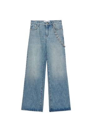 Loewe Baggy Mid-Rise Chain Jeans