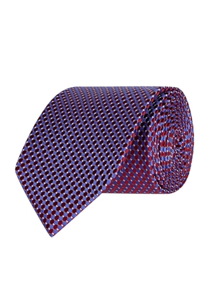 Eton Silk Geometric Tie