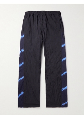 Blue Blue Japan - Straight-Leg Tie-Dyed Panelled Nylon Trousers - Men - Blue - S