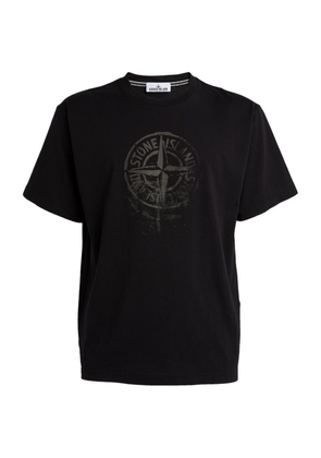 Stone Island Faded Compass Logo T-Shirt