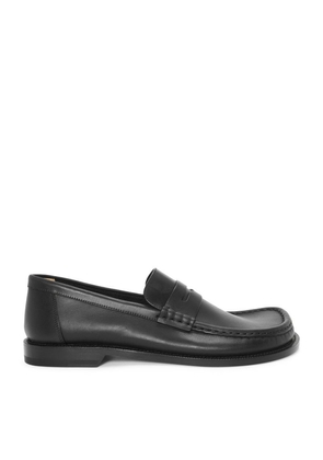 Loewe Leather Campo Loafers