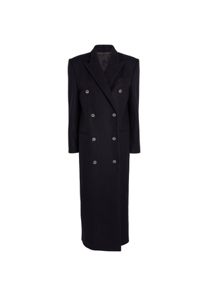 Magda Butrym Wool Double-Breasted Coat