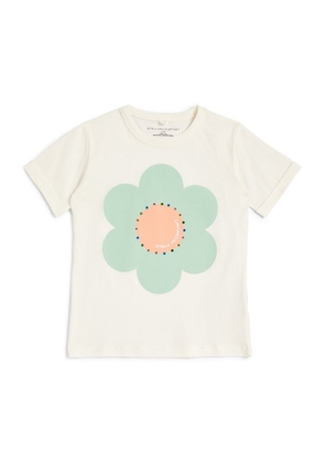 Stella Mccartney Kids Embellished Flower Print T-Shirt (4-14+ Years)
