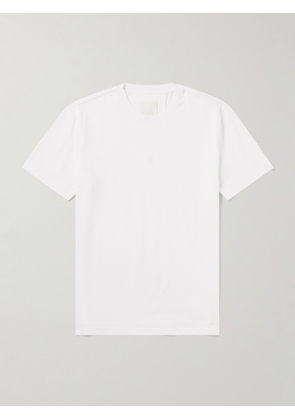 Givenchy - Logo-Embroidered Cotton-Jersey T-Shirt - Men - White - XS