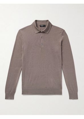 Zegna - Cashmere and Silk-Blend Polo Shirt - Men - Brown - IT 46
