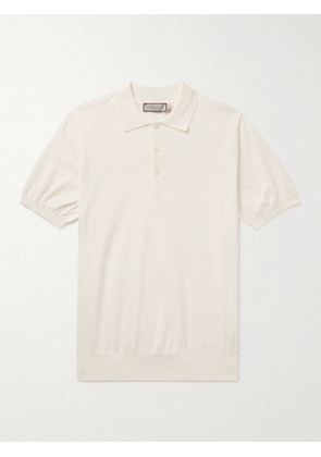 Canali - Cotton Polo Shirt - Men - Neutrals - IT 46