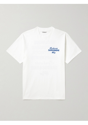 Carhartt WIP - Mechanics Printed Cotton-Jersey T-Shirt - Men - White - XS