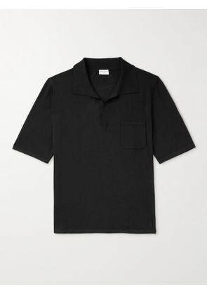 SAINT LAURENT - Wool Polo Shirt - Men - Black - S