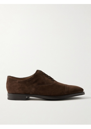 John Lobb - Bristol Suede Oxford Shoes - Men - Brown - UK 7