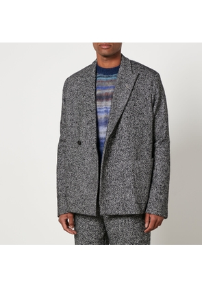 REPRESENT Tweed Double-Breasted Blazer - S
