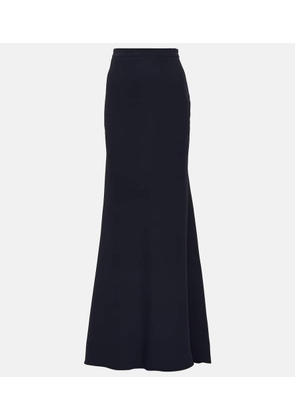 Valentino High-rise silk maxi skirt