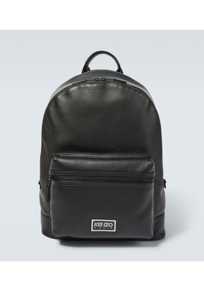 Kenzo Crest leather backpack