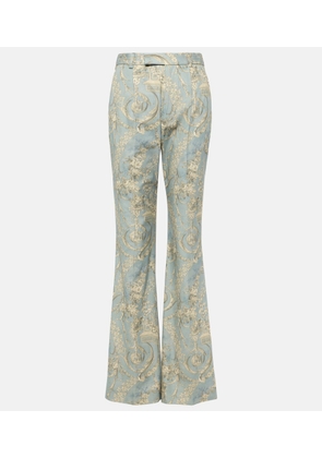 Vivienne Westwood Ray printed high-rise cotton flared pants