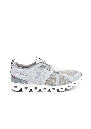 On Cloud 5 Terry Sneaker in Glacier & Lunar - Grey. Size 5.5 (also in 6.5).