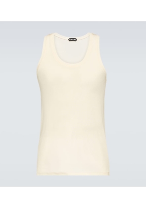 Tom Ford Ribbed-knit jersey tank top