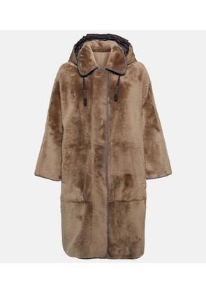 Brunello Cucinelli Reversible shearling duffel coat