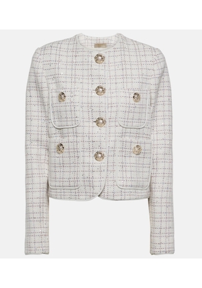 Elie Saab Embellished tweed jacket