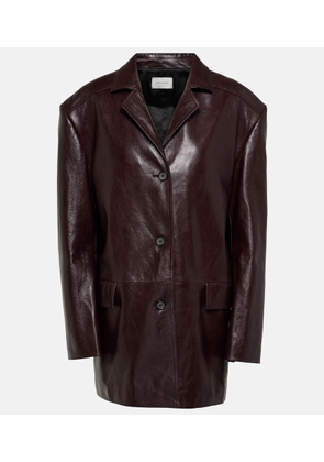 Magda Butrym Oversized leather jacket