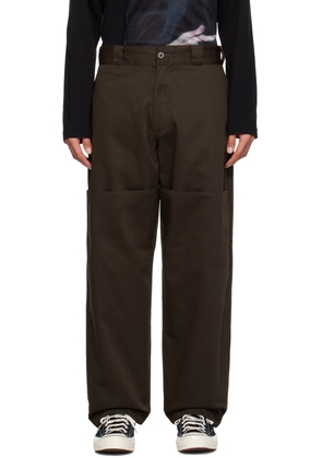 N.Hoolywood Brown Dickies Edition Trousers