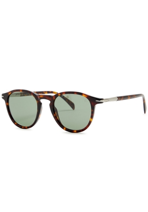 DB Eyewear BY David Beckham Round-frame Sunglasses - Brown Havana - One Size