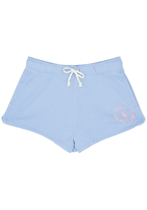 Polo Ralph Lauren Kids Logo-print Cotton-blend Shorts - Blue Light - 7 Years