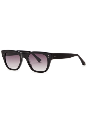Taylor Morris Eyewear James Rectangle-frame Sunglasses - Black