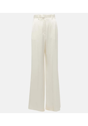Gabriela Hearst Mabon high-rise silk wide-leg pants