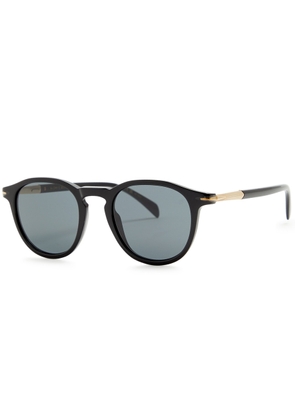 DB Eyewear BY David Beckham Round-frame Sunglasses - Black Gloss
