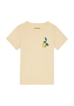 Mini Rodini Kids Lemon-print Cotton T-shirt - Yellow - 4 Years