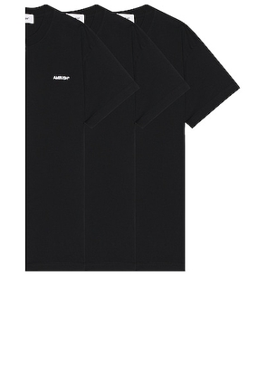 Ambush 3 Pack T-shirt in Blanc - Black. Size L (also in M, S, XL/1X).