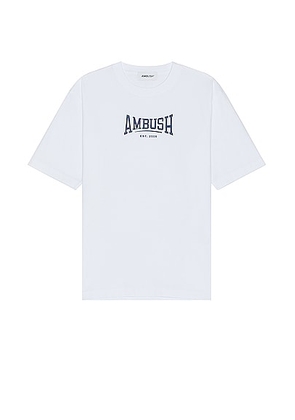 Ambush Graphic T-shirt in Blanc - White. Size L (also in M, XL/1X).