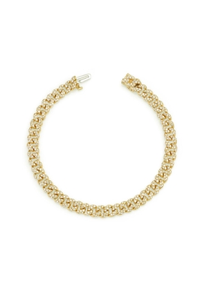 SHAY 18kt yellow gold diamond mini pavé bracelet
