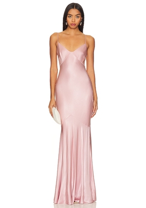 Lovers and Friends Anderson Gown in Pink. Size XL.