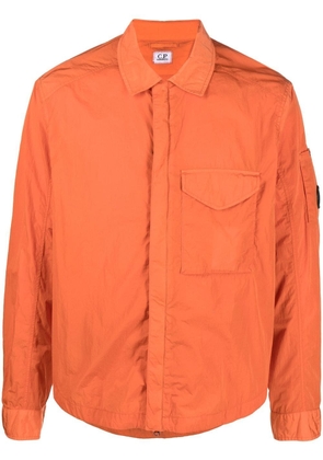C.P. Company Lens-detail lightweight shirt jacket - Orange