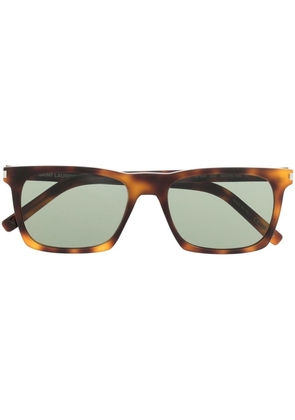 Saint Laurent Eyewear SL559 tortoise-shell square sunglasses - Brown
