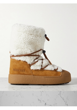 Moon Boot - Ltrack Shearling Snow Boots - Brown - IT35,IT36,IT37,IT38,IT39,IT40,IT41,IT42