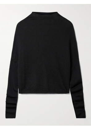 Rick Owens - Cropped Wool Sweater - Black - x small,small,medium,large,x large,xx large