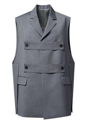 A BETTER MISTAKE Armour tailored waistcoat - Grey
