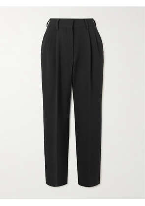 Blazé Milano - Pleated Wool-crepe Straight-leg Pants - Black - 00,0,1,2,3,4