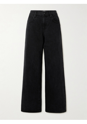 SLVRLAKE - + Net Sustain High-rise Wide-leg Organic Jeans - Black - 23,24,25,26,27,28,29,30,31,32