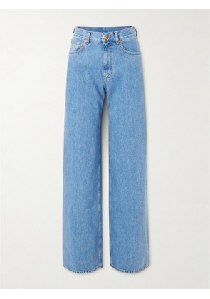 Blazé Milano - Nariida Maya Java Embroidered High-rise Wide-leg Jeans - Blue - 00,0,1,2,3,4