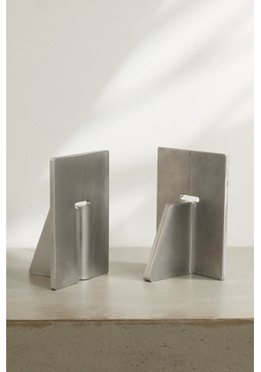 RÓHE - Stainless Steel Bookends - Silver - One size