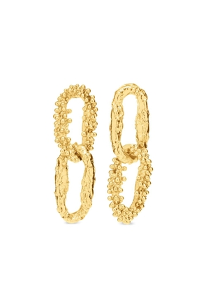 Oscar de la Renta medium Multi Link earrings - GOLD