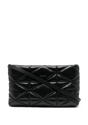 MCM small Travia quilted crossbody bag - Black